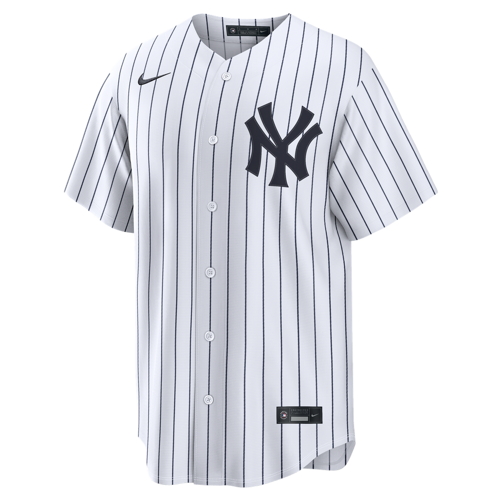 New York Yankees Nike White Home Replica Custom Jersey
