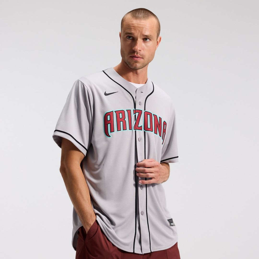 Arizona Diamondbacks Corbin Carroll Nike Gray Road Replica Jersey