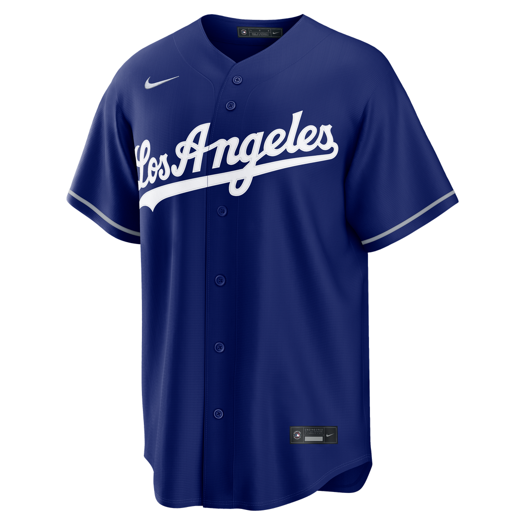 Los Angeles Dodgers Nike White Home Replica Custom Jersey