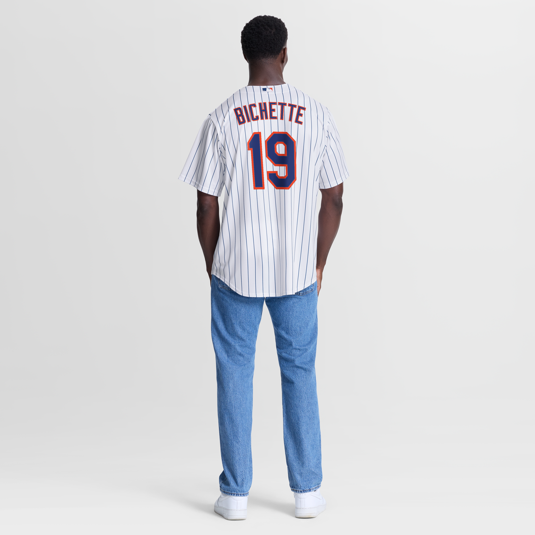 New York Mets Bo Bichette Nike White Home Replica Jersey