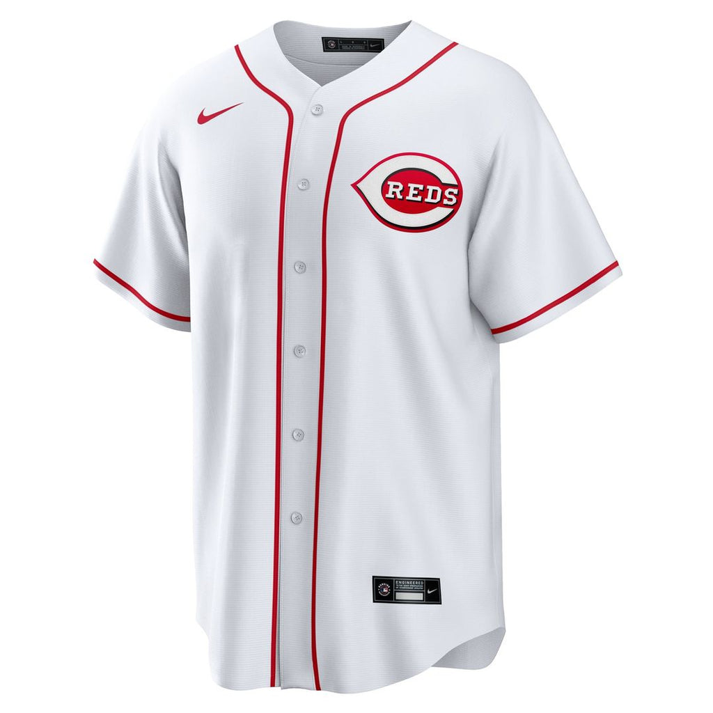 Cincinnati Reds Nike White #1 Groom Home Replica Jersey