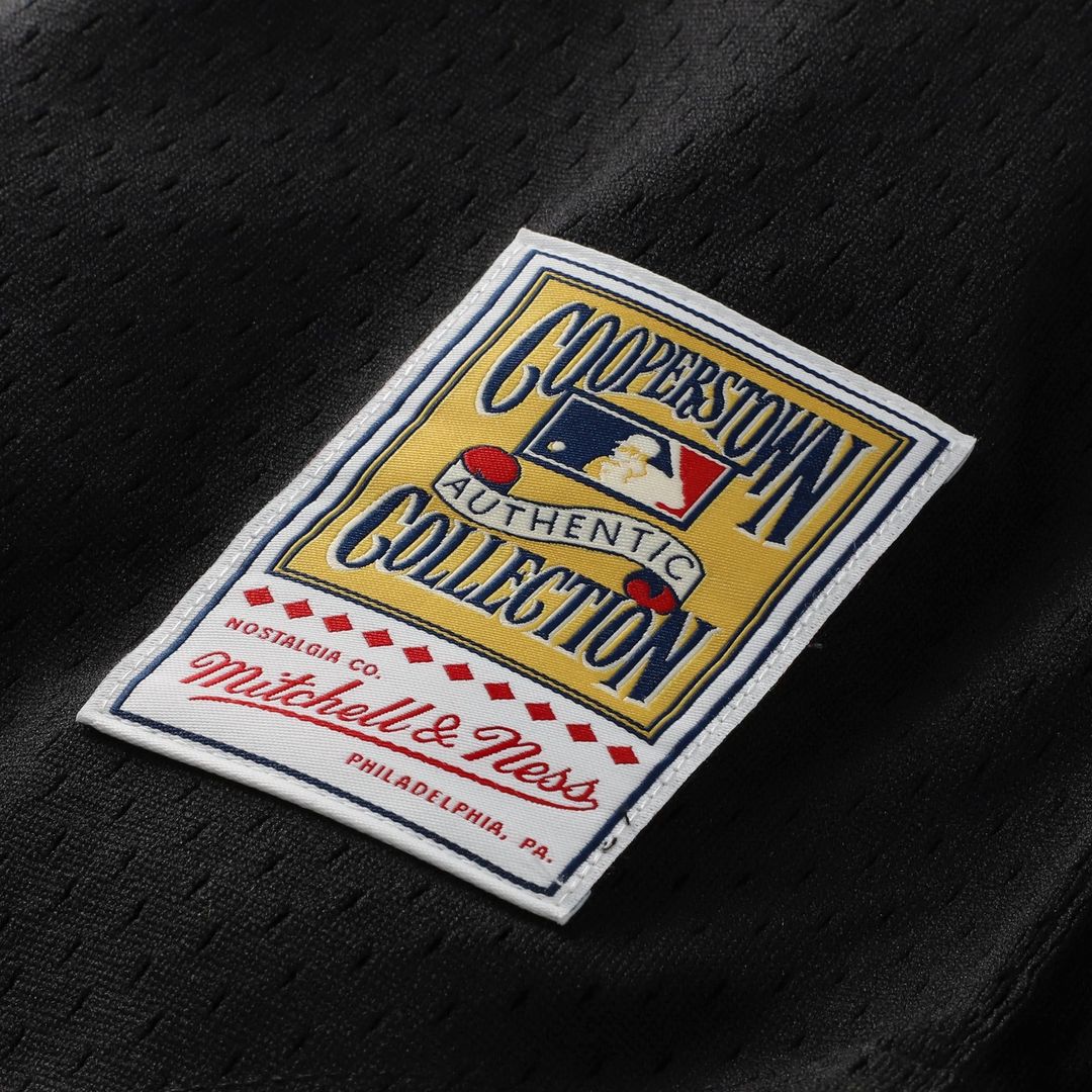 Cincinnati Reds Barry Larkin Mitchell & Ness Red Throwback Cooperstown Mesh Batting Practice Jersey