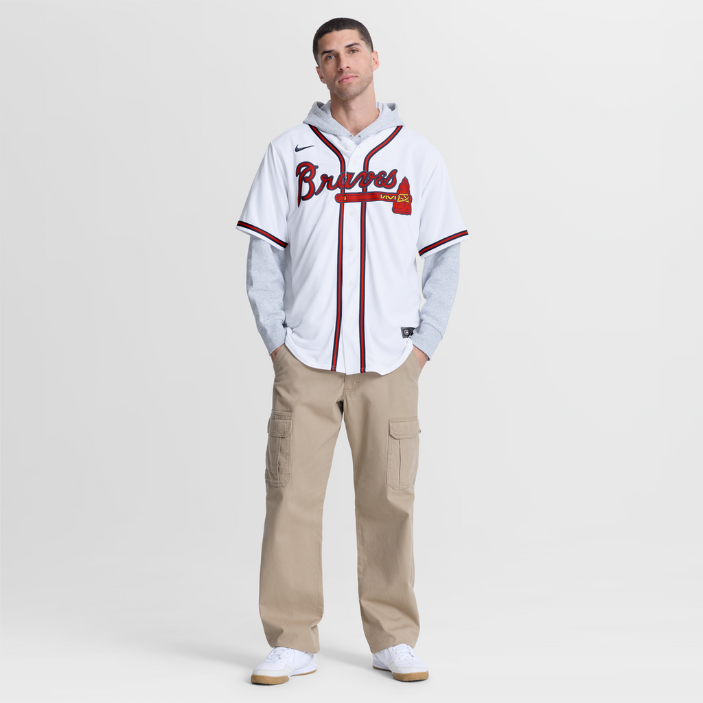 Atlanta Braves Austin Riley Nike Navy Alternate Replica Jersey