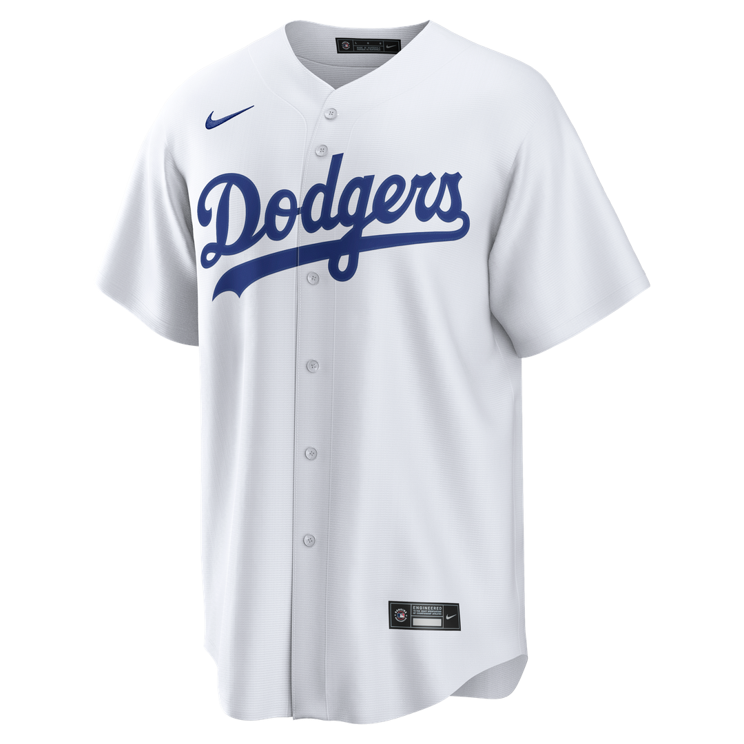 Los Angeles Dodgers Teoscar Hernández Nike White Home Replica Jersey