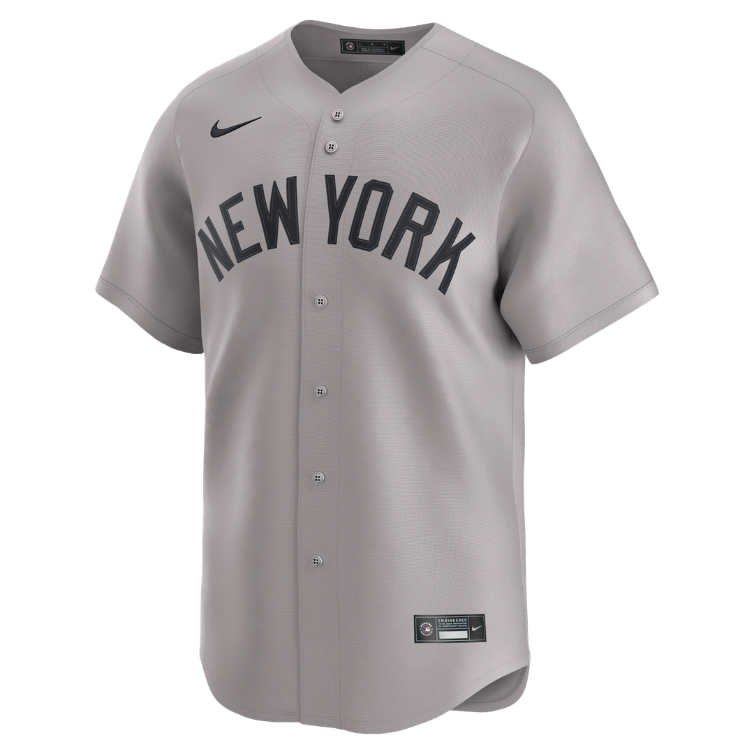 New York Yankees Giancarlo Stanton Nike Gray Road Limited Jersey