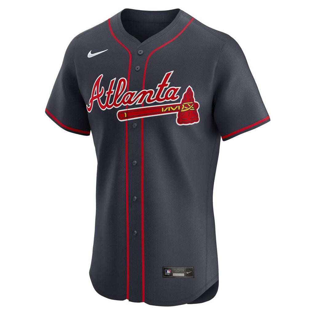 Atlanta Braves Nike Red Alternate Elite Jersey