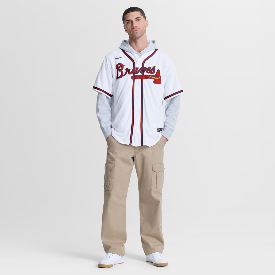 Atlanta Braves Mauricio Dubón Nike White Home Replica Jersey