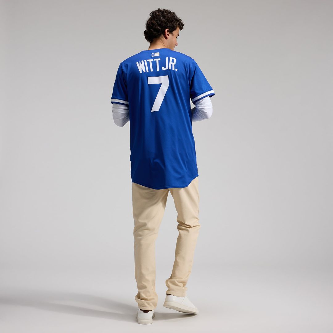 Kansas City Royals Bobby Witt Jr. Nike White Home Elite Player Jersey