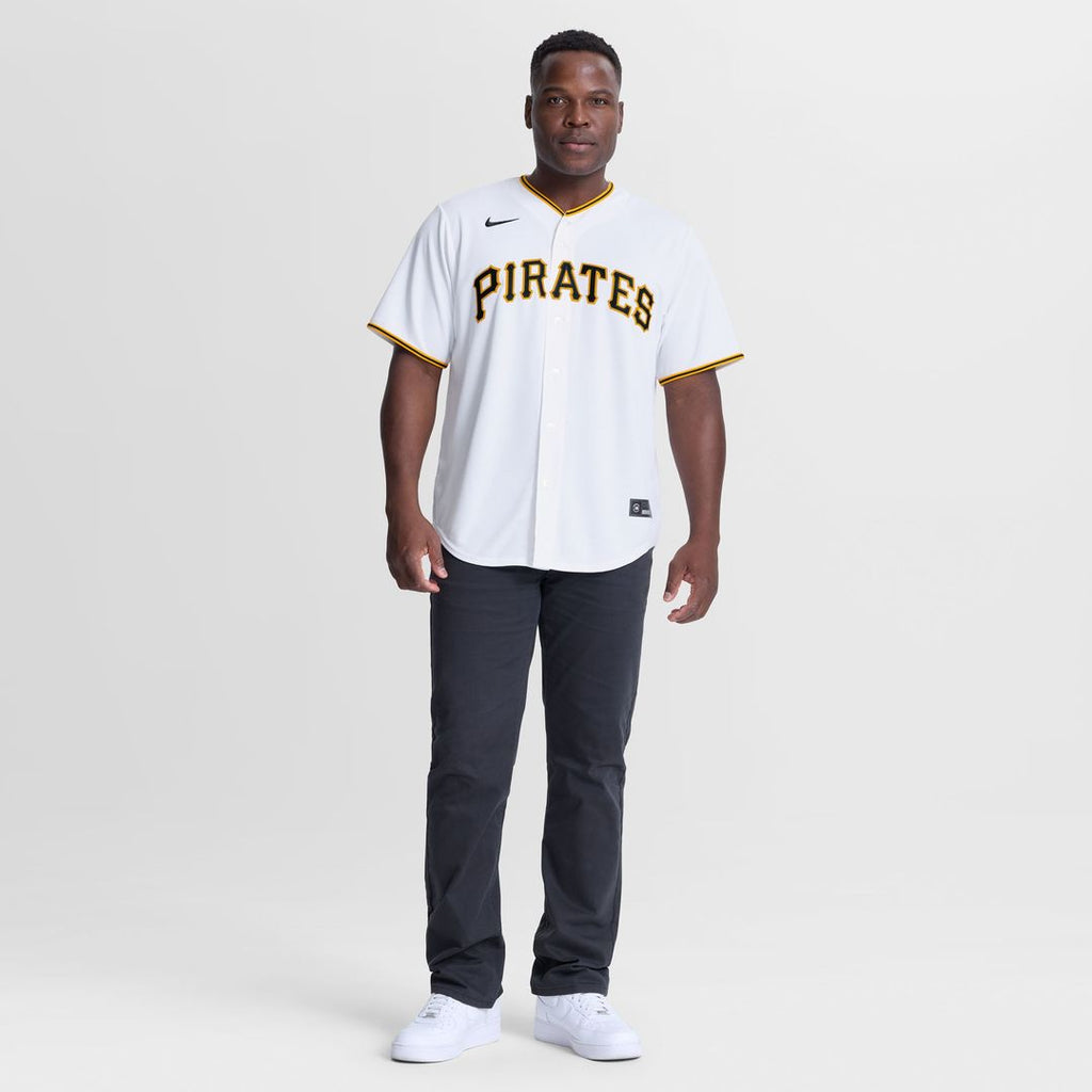 Pittsburgh Pirates Lake Bachar Nike White Home Replica Jersey