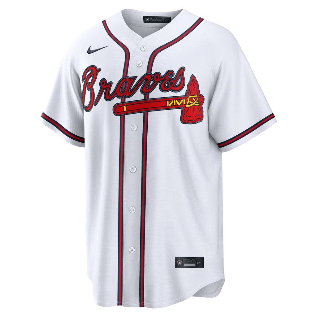 Atlanta Braves Ronald Acuña Jr. Nike White Home Replica Jersey