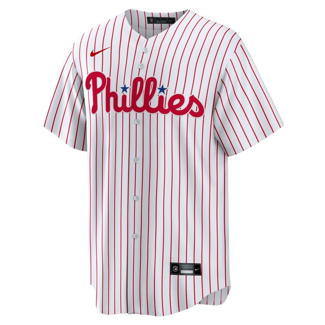 Philadelphia Phillies Nike White Home Replica Team Jersey