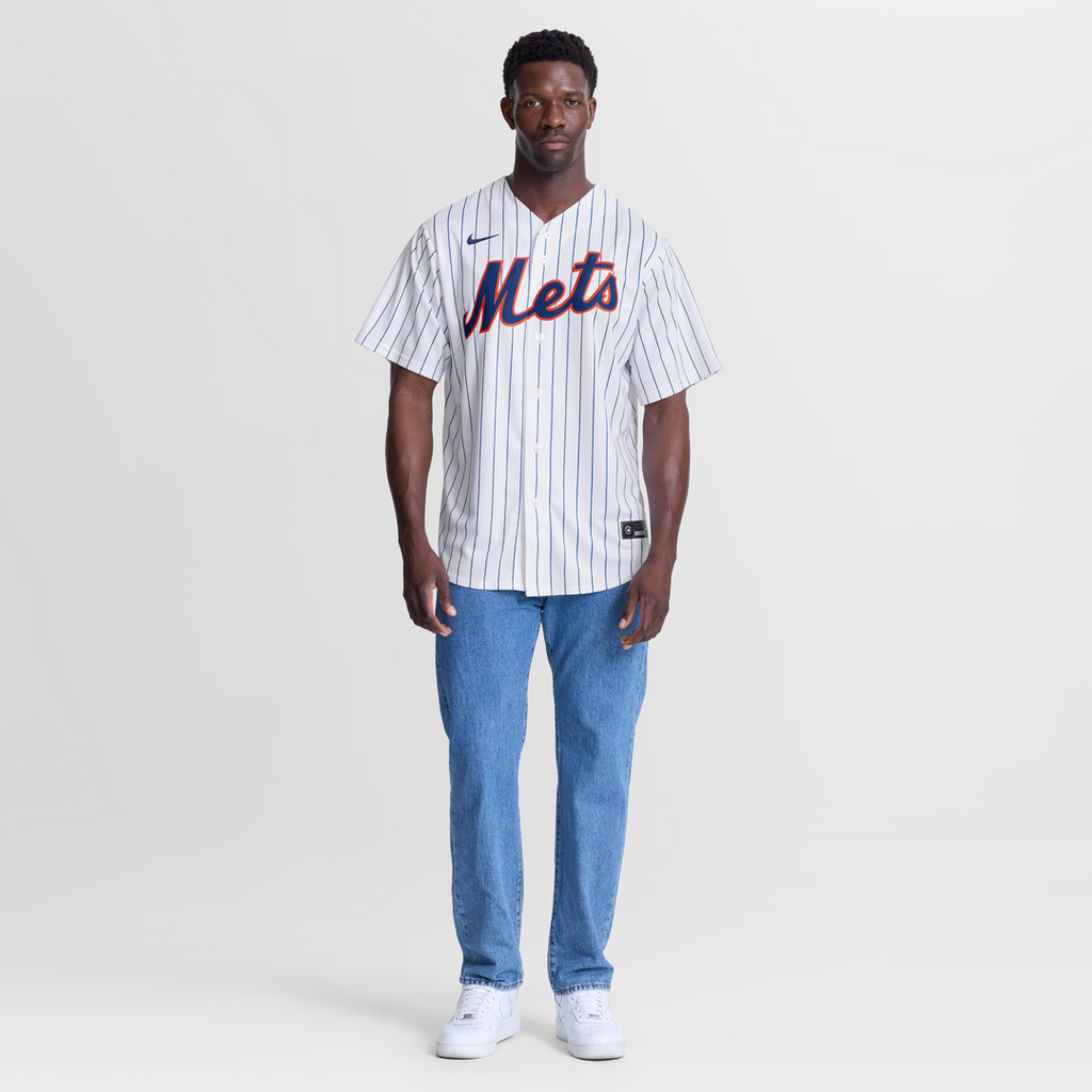 New York Mets Chayce McDermott Nike White Home Replica Jersey